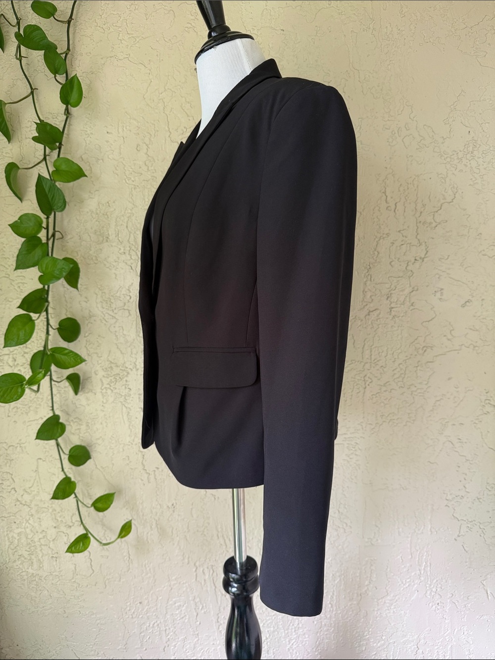 Liz Claiborne Black Single-Button Women's Blazer - Picture 5 of 11
